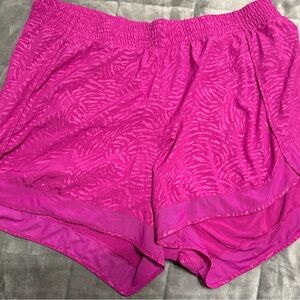 Women's Pink Patterned Shorts